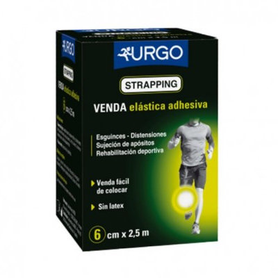 VENDA ELASTICA ADHESIVA URGO STRAPPING.