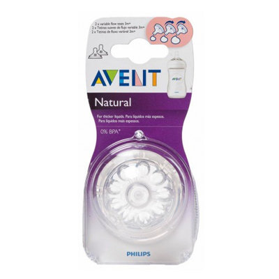AVENT TETINA NATURAL FLUJ VARIAB +3MESES