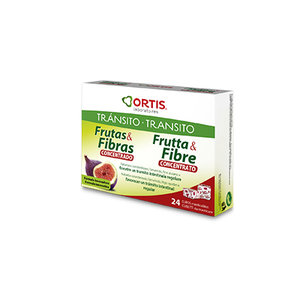 ORTIS FRUTA Y FIBRA CONCENTRADO 24 CUBOS