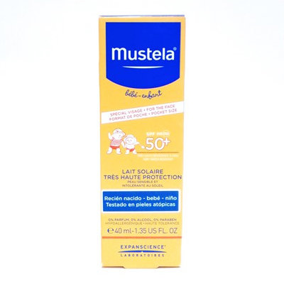 MUSTELA LECHE SOLAR PROTEC SPF50  40ML