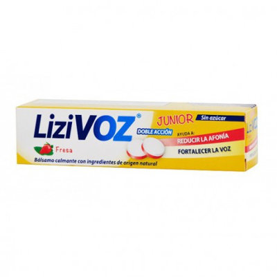LIZIVOZ PASTILLAS FRESA 18U