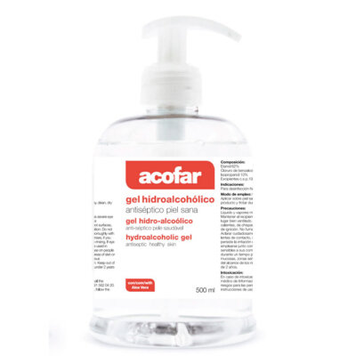 ACOFAR GEL HIDROALCOHOLICO MANOS 500 ML
