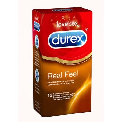 DUREX REAL FEEL SIN LATEX 12 UNIDADES