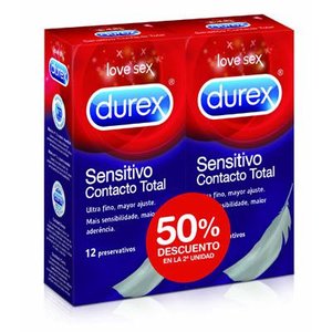 DUREX SENSITIVO CONTACTO TOTAL DUPLO