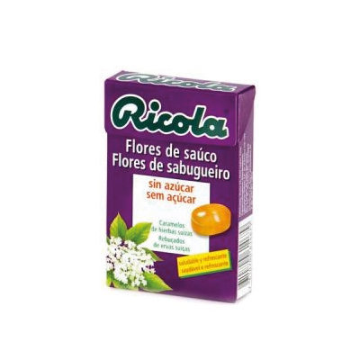 RICOLA CARAMELOS S/A FLOR SAUCO 50 G.