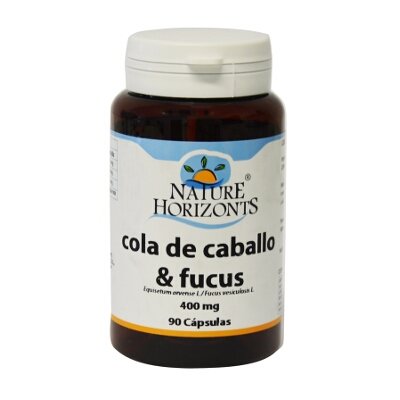 COLA CABALLO+FUCUS 400MG 90CAPS NAT HORI