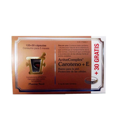 ACTIVECOMPLEX CAROTENO VIT E 120+30 CAPS