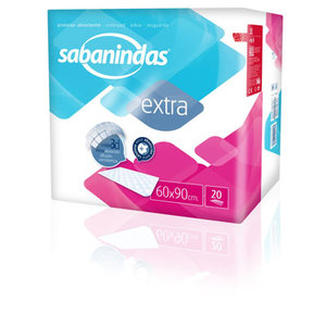 SABANINDAS PROTEGECAMAS 60X90 20 UNI