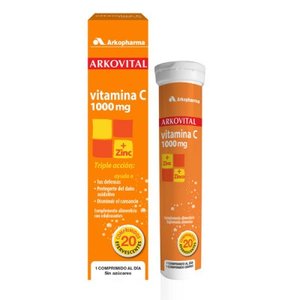 ARKOVITAL VITAMINA C+ZINC 20 COMPR EFERV