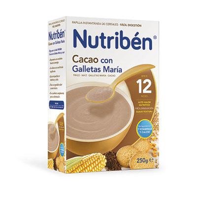 NUTRIBEN CACAO CON GALLETAS MARIA 250GR