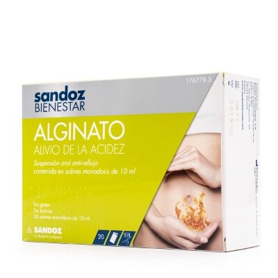 SANDOZ BIENESTAR ALGINATO 20 SOBRES