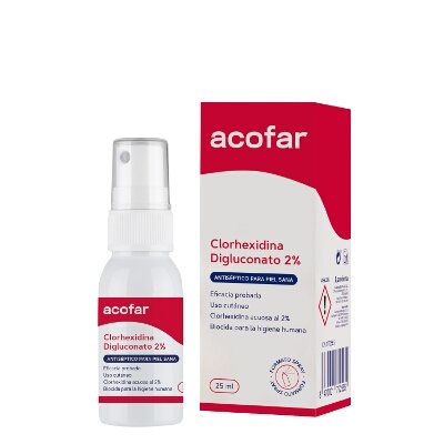 ACOFAR CLORHEXIDINA 2% SPRAY TOPICO 25ML