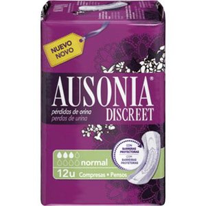 AUSONIA DISCREET NORMAL 12 UNIDADES