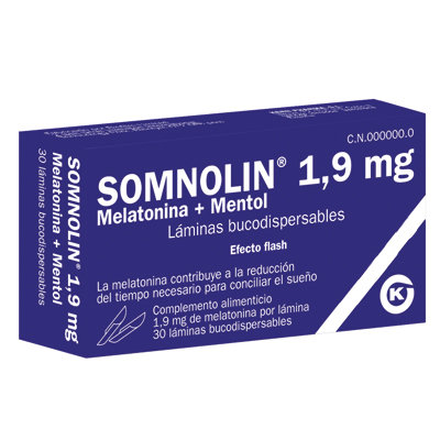 SOMNOLIN MELATONINA+MENTOL 1,90 30 LAMIN