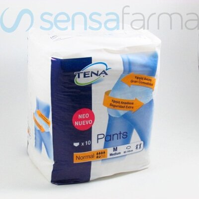 TENA PANTS NORMAL MEDIUM 10 UNIDADES