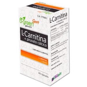 BGREEN L-CARNITINA+PIRUVATO CALCICO 40CP