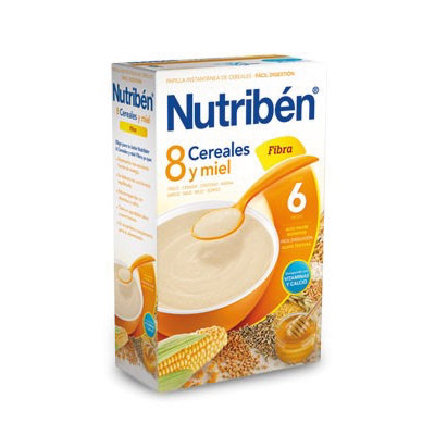 NUTRIBEN 8 CEREALES Y MIEL FIBRA 300 GR