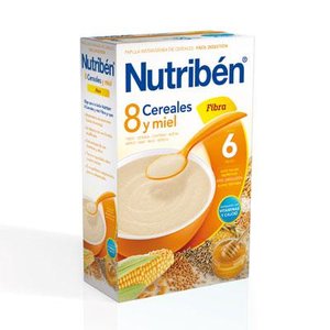 NUTRIBEN 8 CEREALES Y MIEL FIBRA 600 GR