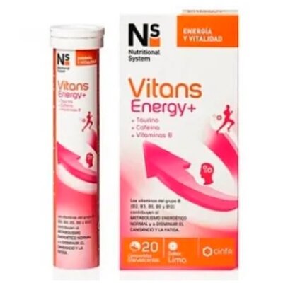 NS VITANS ENERGY+ 20 COMP EFERVESCENTES