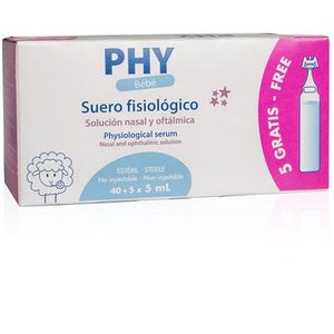 SUERO FISIOLOGICO PHY BEBE 40+5 UDS