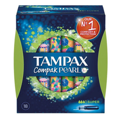 TAMPAX COMPAK PEARL SUPER 16 UNIDADES
