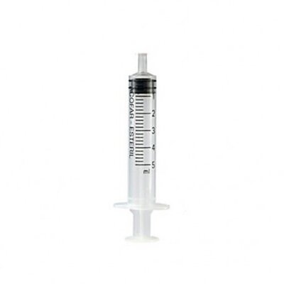 ACOFAR JERINGA 3 PIEZAS ESTERIL S/AG 5ML