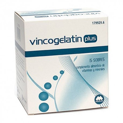VINCOGELATIN PLUS 15 SOBRES 12 GR.