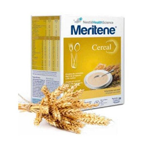 MERITENE CEREAL 8 CEREALES MIEL 300G 2SO