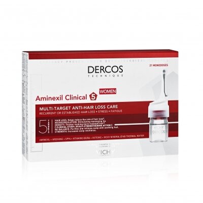 DERCOS AMINEXIL C5 MUJER 21X6 ML