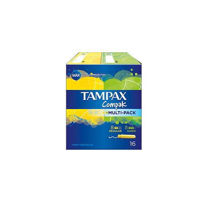 TAMPONES TAMPAX CEF MULTIPACK 16 UNI.