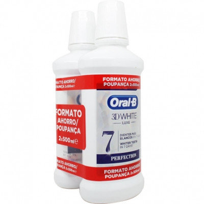 COLUTORIO ORAL B-3DW LUXE PERFEC 2X500