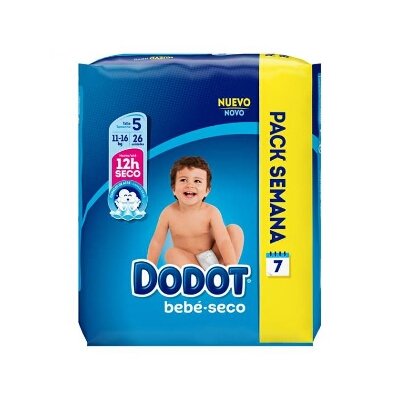 PAÑAL DODOT T5 11-16 KG 26 UND