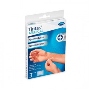 TIRITAS MEDICAL QUEMADURAS 7,5X10CM 3U