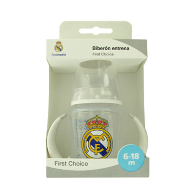 BIBERON NUK ENTRENA SILIC R.MADRID 150ML