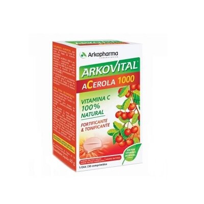 ARKOVITAL ACEROLA 1000VITAMINA C 30 COMP