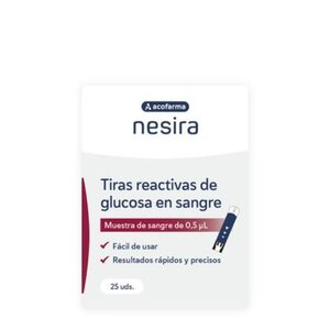 ACOFAR NESIRA TIRAS GLUCOSA SANGRE 25 UN