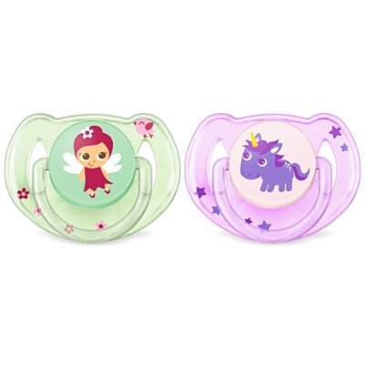 CHUPETE AVENT JARDIN NIÑA 6-18M 2 UD