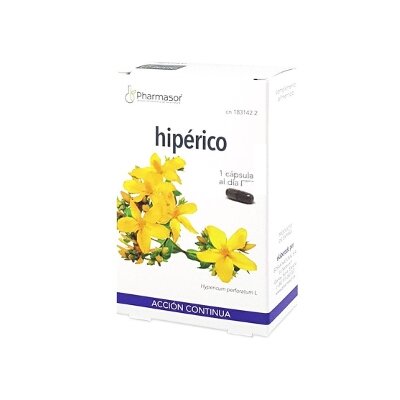 HIPERICO ACC CONT 30 CAPS HOMEOSOR