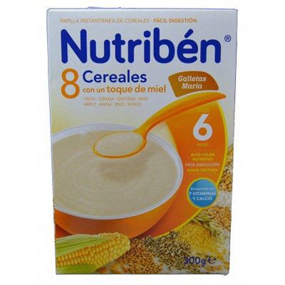 NUTRIBEN 8 CEREALES MIEL GALLETAS 300 G