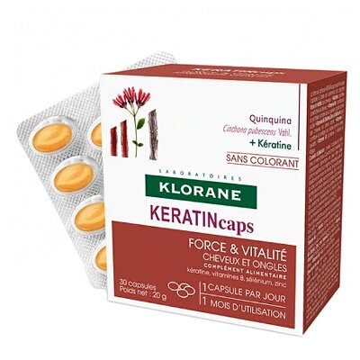 KLORANE KERATINCAPS 30 CAPSULAS