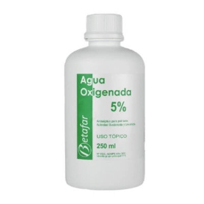 AGUA OXIGENAD BETAFAR 5% 250 ML.