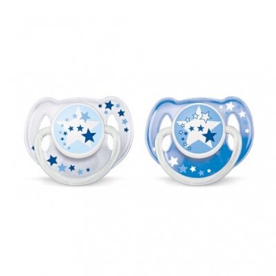 CHUPETE AVENT SAFARI NIÑO SILIC 6-18M 2U