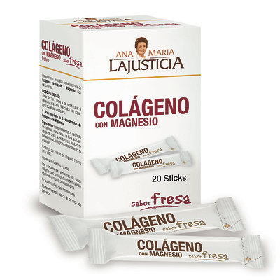 COLAGENO CON MAGNESIO FRESA 20 STICKS 5G