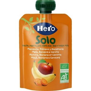 HERO BABY SOLO MANZANA PLATA ZANAHO 100G