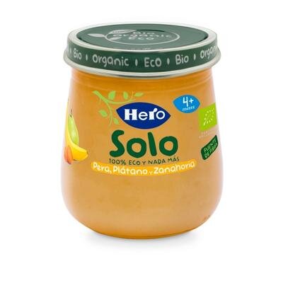 HERO BABY SOLO PERA PLATANO ZANAH 120 G