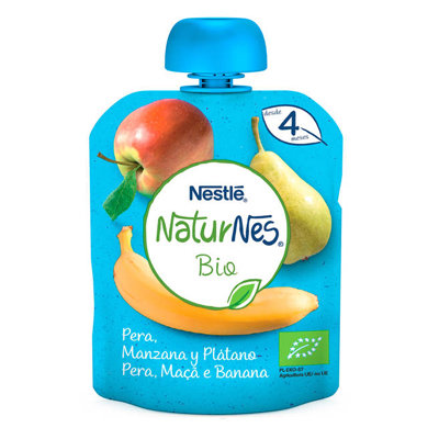 NESTLE NATURNES BIO PERA MANZ PLAT 90G