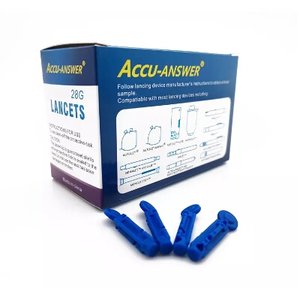 ACCU ANSWER LANCETAS ESTERILES 25 UD