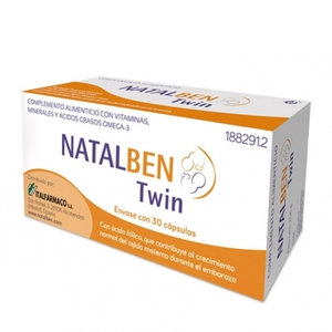 NATALBEN TWIN 30 CAPSULAS