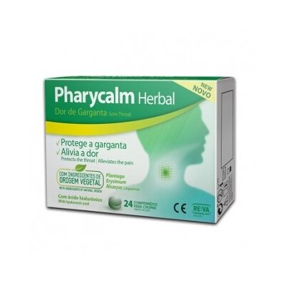 PHARYCALM HERBAL DOLOR GARGANT 24 COMP