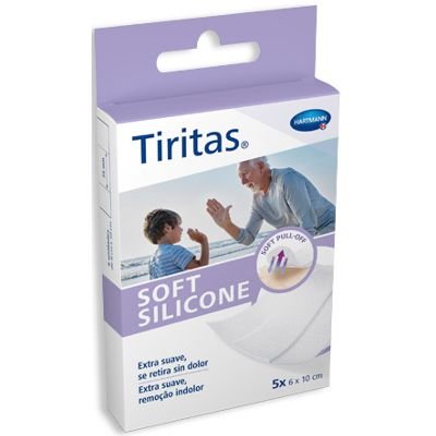 TIRITAS SOFT SILICONE AP ADHE 6x10CM 5UD